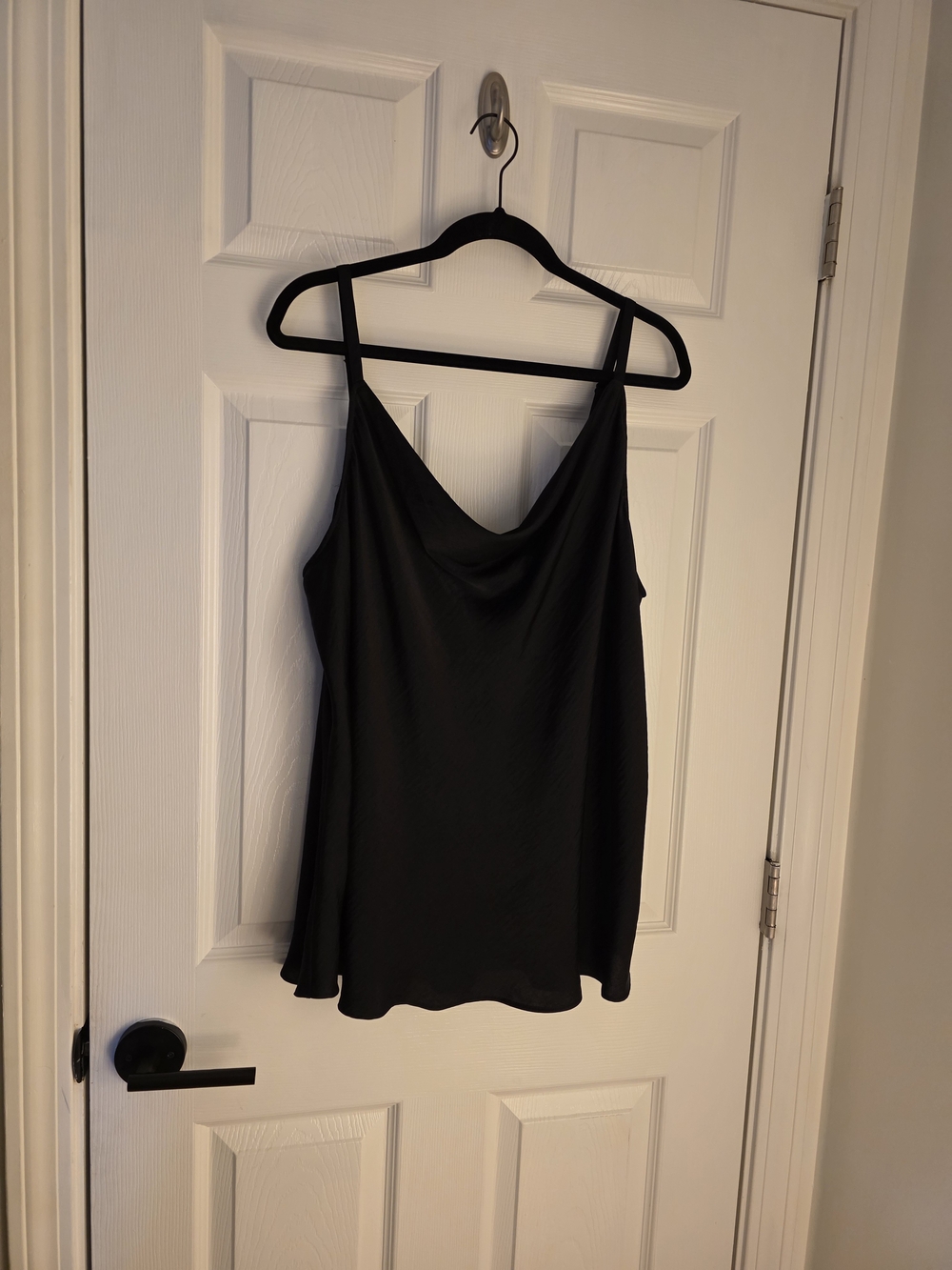 Torrid Black Cowl Neck Satin Camisole - Size 2 (2XL)